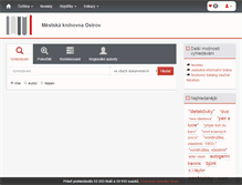 Tablet Screenshot of katalog.mkostrov.cz